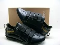 dsquared hommes 2019U chaussures discount quatre cotes cuir tout noir